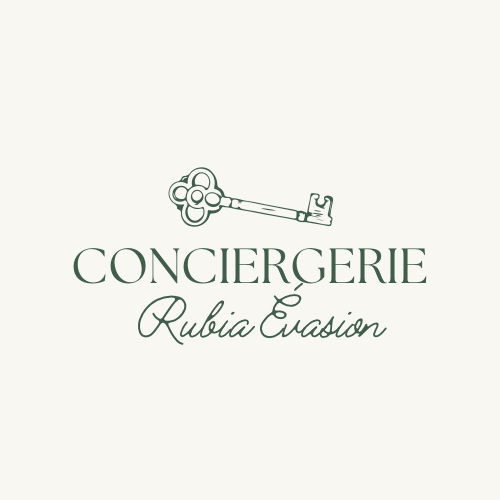 Logo Rubia Évasion, conciergerie